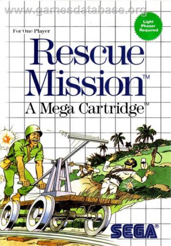 Cover Rescue Mission for Master System II